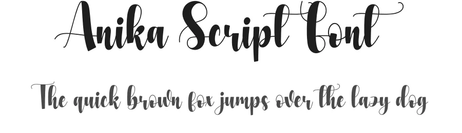 Anika Script Font by creativeletter — Script Handwritten Font