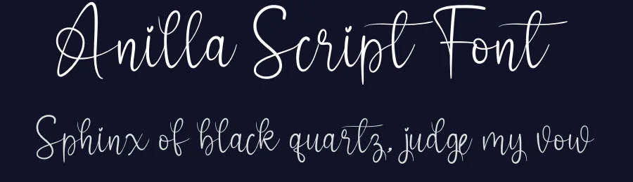 Anilla Script Font by creativeletter — Script Handwritten Font — thumbnail 2