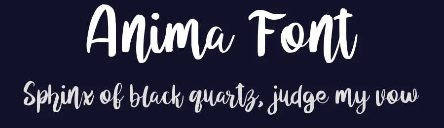 Anima Font by welovefont — Script Handwritten Font — thumbnail 2