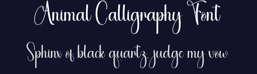 Animal Calligraphy Font by andikastudio — Script Handwritten Font — thumbnail 2
