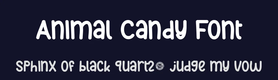 Animal Candy Font by CalligraphyFonts.net — Display Font — thumbnail 2