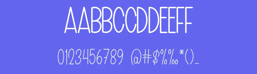 Animal Planner Simple Handmade Font by freshtypeink — Display Font — thumbnail 3