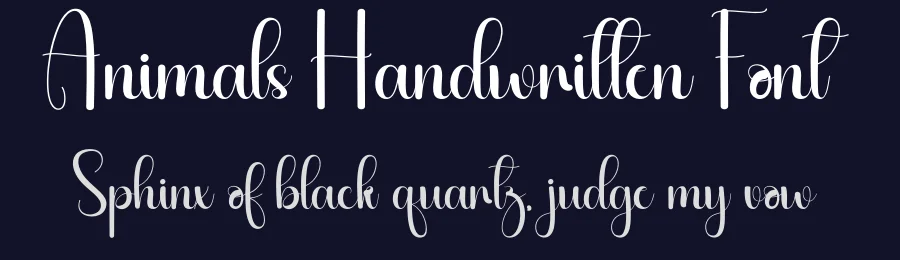 Animals Handwritten Font by andikastudio — Script Handwritten Font — thumbnail 2