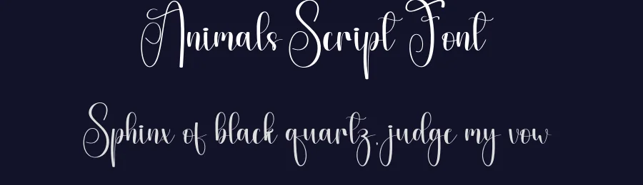 Animals Script Font by andikastudio — Script Handwritten Font — thumbnail 2