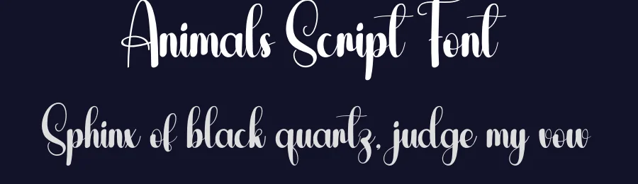 Animals Script Font by andikastudio — Script Handwritten Font — thumbnail 2