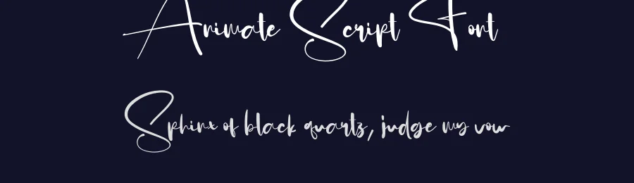Animate Script Font by creativeletter — Script Handwritten Font — thumbnail 2
