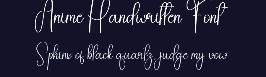 Anime Handwritten Font by andikastudio — Script Handwritten Font — thumbnail 2