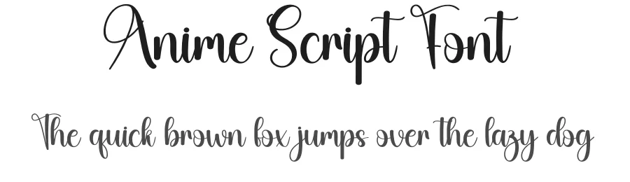 Anime Script Font by andikastudio — Script Handwritten Font
