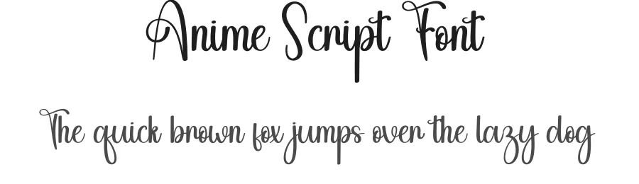 Anime Script Font by andikastudio — Script Handwritten Font