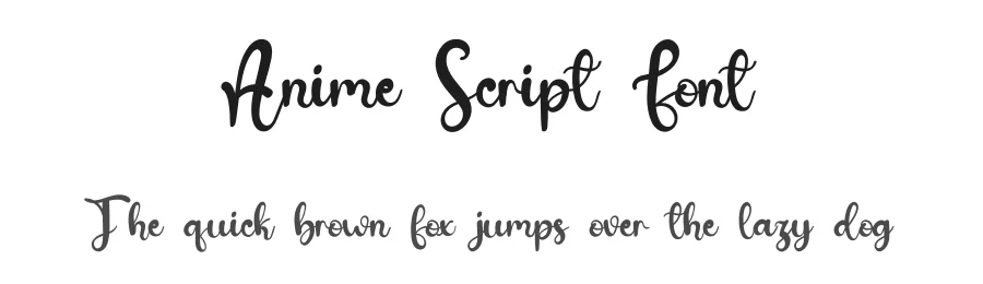 Anime Script Font by inermediaSTUDIO — Script Handwritten Font