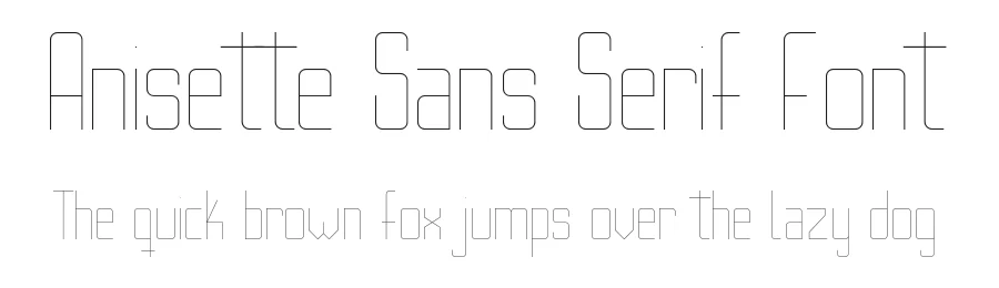 Anisette Sans Serif Font by Adrià Martí — Sans Serif Font