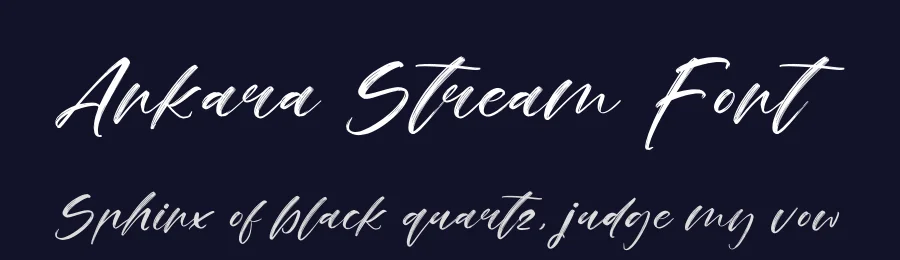 Ankara Stream Font by stylishtype.co — Script Handwritten Font — thumbnail 2