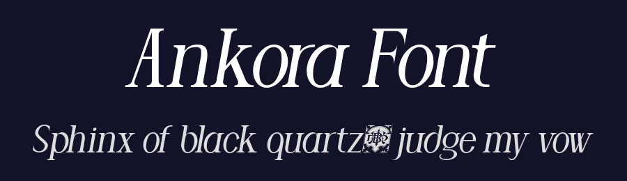 Ankora Font by burntilldead — Serif Font — thumbnail 2