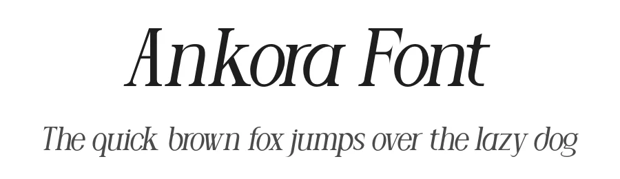 Ankora Font by burntilldead — Serif Font