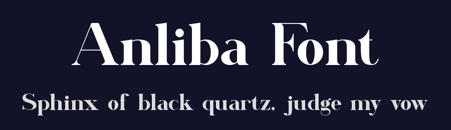 Anliba Font by ErmediaStudio — Serif Font — thumbnail 2