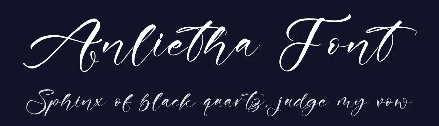 Anlietha Font by glorytype — Script Handwritten Font — thumbnail 2