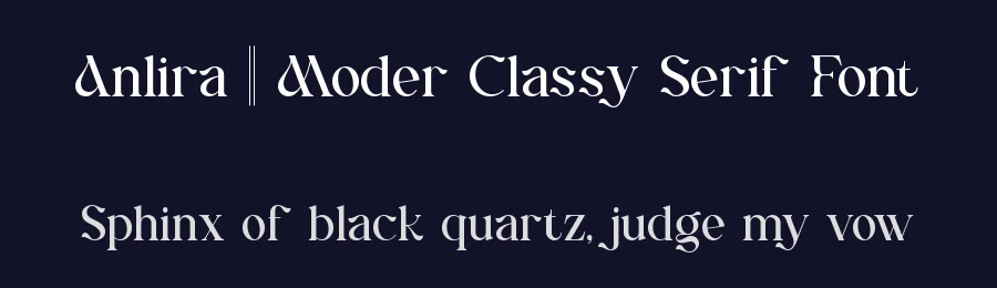Anlira || Moder Classy Serif Font by ErmediaStudio — Serif Font — thumbnail 2