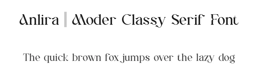 Anlira || Moder Classy Serif Font by ErmediaStudio — Serif Font