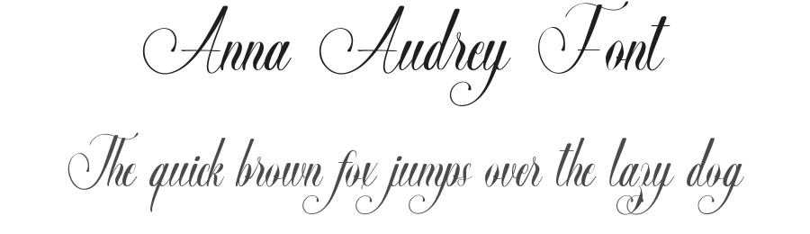 Anna Audrey Font by edricstudio — Script Handwritten Font