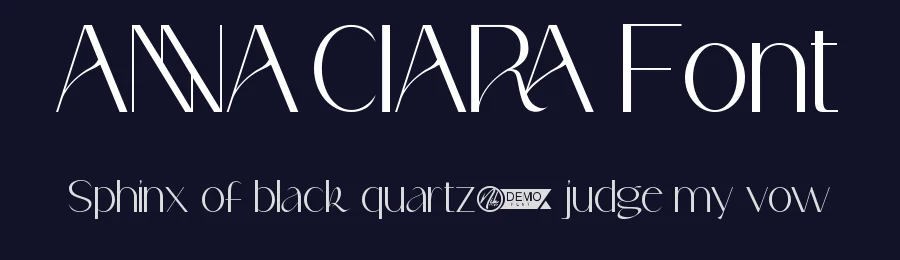 Anna Ciara Font by nihstudio — Display Font — thumbnail 2