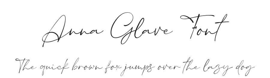 Anna Glave Font by vpcreativeshop — Script Handwritten Font