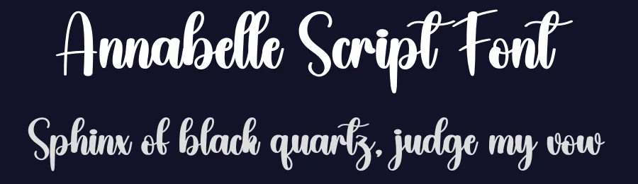 Annabelle Script Font by creativeletter — Script Handwritten Font — thumbnail 2