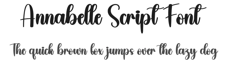 Annabelle Script Font by creativeletter — Script Handwritten Font