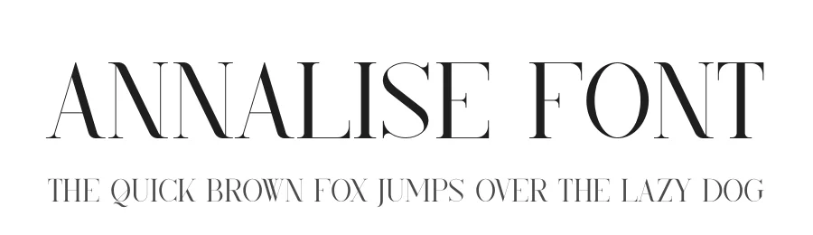 Annalise Font by vpcreativeshop — Display Font
