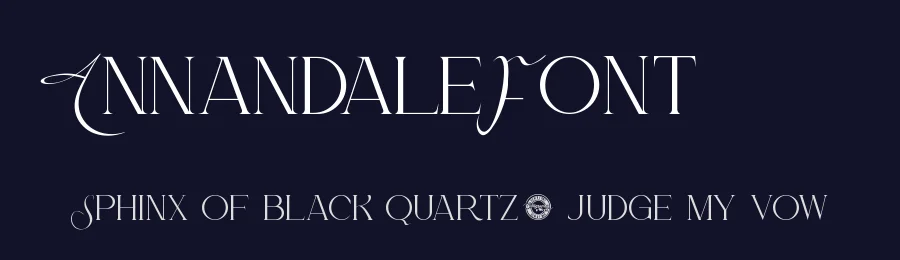Annandale Font by CalligraphyFonts.net — Display Font — thumbnail 2
