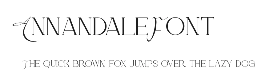 Annandale Font by CalligraphyFonts.net — Display Font