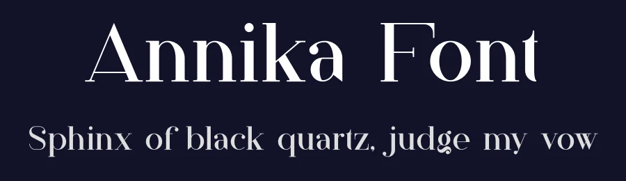 Annika Font by vpcreativeshop — Serif Font — thumbnail 2