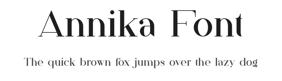 Annika Font by vpcreativeshop — Serif Font