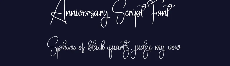 Anniversary Script Font by creativeletter — Script Handwritten Font — thumbnail 2