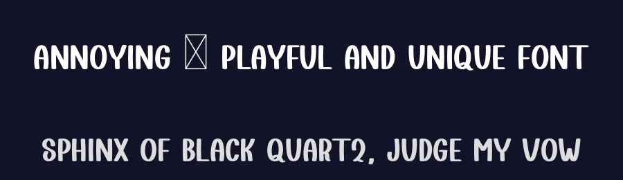 Annoying – Playful And Unique Font by freshtypeink — Display Font — thumbnail 2