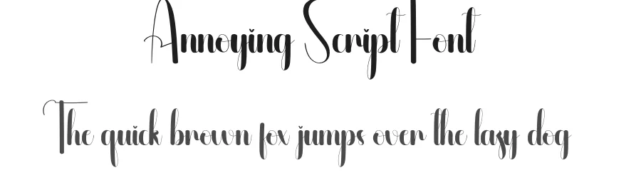 Annoying Script Font by andikastudio — Script Handwritten Font