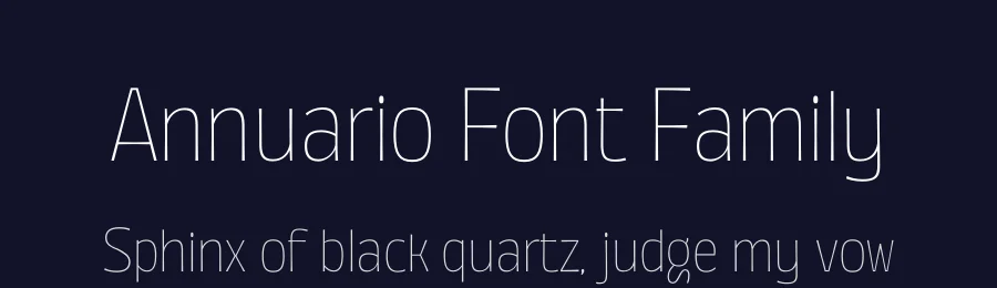 Annuario Font Family by Resistenza — Sans Serif Font — thumbnail 2