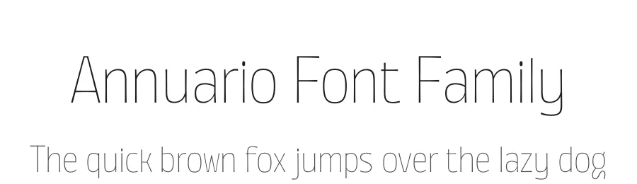 Annuario Font Family by Resistenza — Sans Serif Font