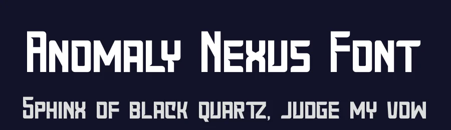Anomaly Nexus Font by Denustudios — Decorative Font — thumbnail 2
