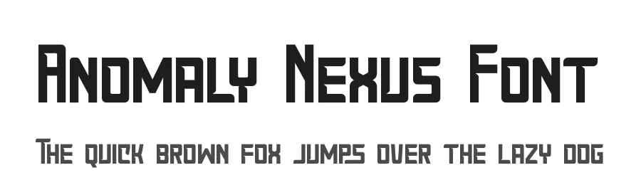 Anomaly Nexus Font by Denustudios — Decorative Font