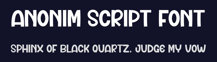 Anonim Script Font by inermediaSTUDIO — Display Font — thumbnail 2