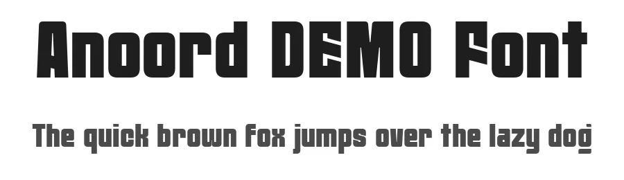 Anoord DEMO Font by Say Studio — Display Font