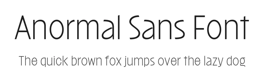 Anormal Sans Font by Freds Fonts โ Sans Serif Font