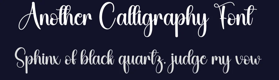 Another Calligraphy Font by creativeletter — Script Handwritten Font — thumbnail 2