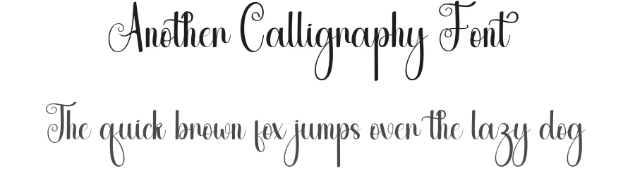 Another Calligraphy Font by andikastudio — Script Handwritten Font