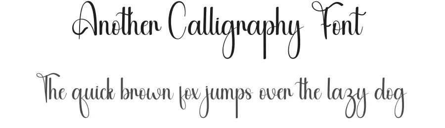 Another Calligraphy Font by andikastudio — Script Handwritten Font