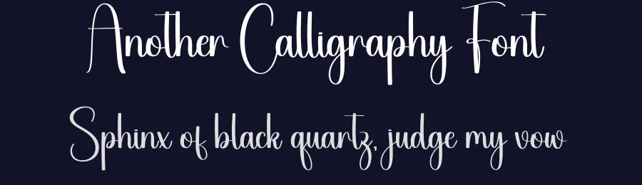 Another Calligraphy Font by creativeletter — Script Handwritten Font — thumbnail 2