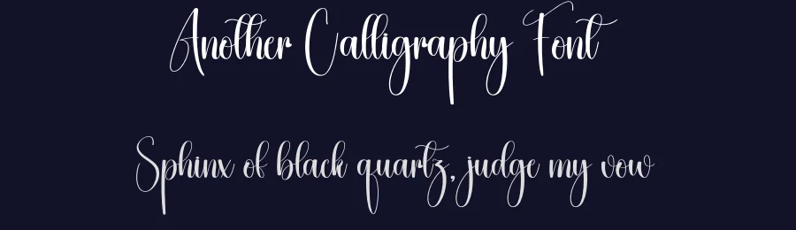 Another Calligraphy Font by creativeletter — Script Handwritten Font — thumbnail 2