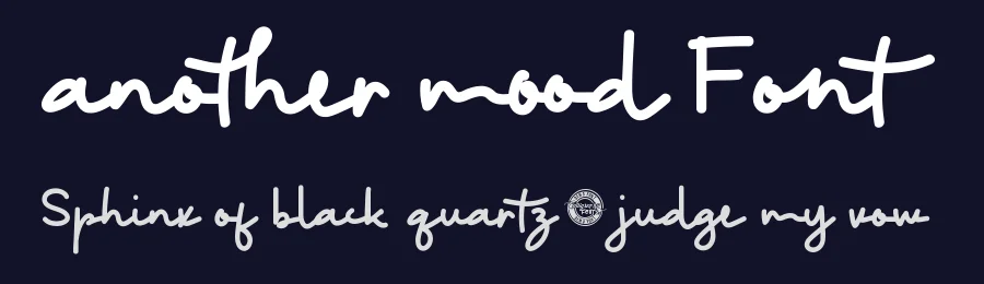 Another Mood Font by CalligraphyFonts.net — Script Handwritten Font — thumbnail 2