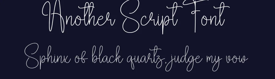 Another Script Font by creativeletter — Script Handwritten Font — thumbnail 2