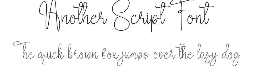 Another Script Font by creativeletter — Script Handwritten Font